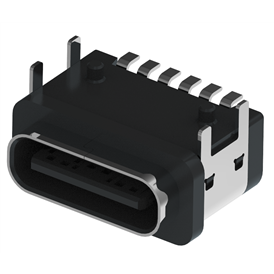 XB-ATCF-06-025 TYPE C 6 Pプレート上防水メスL=7.5 mm(Bモデル露出1.5)ハウジング4脚ボード